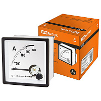 SQ1102-0062 Амперметр щитовой TDM Electric А72 600А AC, аналоговый, кл.т. 1,5, SQ1102-0062