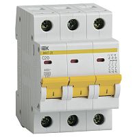 MVA20-3-020-C Автоматический выключатель IEK ВА47-29 3P 20А (C) 4.5кА, MVA20-3-020-C