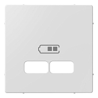 MTN4367-0325 Накладка на розетку USB Schneider Electric MERTEN SYSTEM M, скрытый монтаж, активный белый, MTN4367-0325