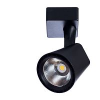 AMICO, Трековый светильник, цвет арматуры - черный, цвет плафона/декора - ЧЕРНЫЙ, 10W LED
