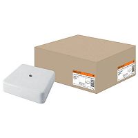 SQ1401-0203 Коробка распаячная КР 75х75х20 ОП белая IP40 TDM