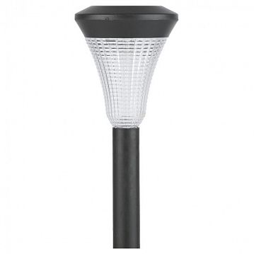 Б0007507 SL-PL31 ЭРА Садовый светильник на солнечной батарее, пластик, черный, 31 см (48/864)  - фотография 4