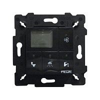 FD28603-M Выключатель с таймером FEDE коллекции FEDE, электронный, скрытый монтаж, черный, FD28603-M