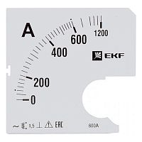 s-a961-600 Шкала сменная для A961 600/5А-1,5 EKF PROxima