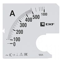 s-a961-500 Шкала сменная для A961 500/5А-1,5 EKF PROxima