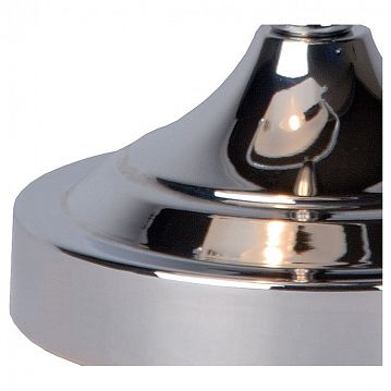 17504/01/11 Banker Lamp E14 L22cm H30cm Glass White/Chrome, 17504/01/11  - фотография 4