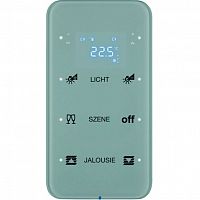 75643160 Touch sensor, 3-канальный, стекло, with thermostat, полярн.белый, с конфигуратором, R.3