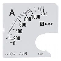 s-a961-1000 Шкала сменная для A961 1000/5А-1,5 EKF PROxima
