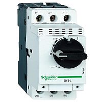 GV2L06 Силовой автомат для защиты двигателя Schneider Electric TeSys GV2 1.6А 3P, магнитный расцепитель, GV2L06