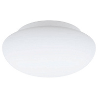 81636 Светильник для ванной комнаты ELLA, 1х60W (E27), Ø280, сталь, белый/опаловое стекло