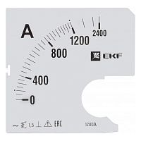 s-a961-1200 Шкала сменная для A961 1200/5А-1,5 EKF PROxima