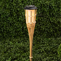 Б0053382 Светильник уличный ЭРА ERASF22-24 Факел бамбук на солнечных батареях садовый 56 см