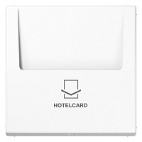 LS590CARDWW Накладка на карточный выключатель Jung LS 990, скрытый монтаж, белый, LS590CARDWW