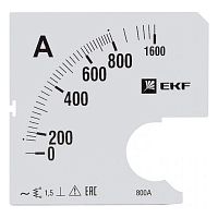s-a961-800 Шкала сменная для A961 800/5А-1,5 EKF PROxima