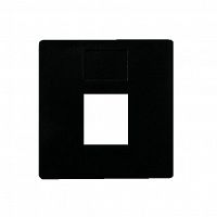 FD17896-M Накладка на мультимедийную розетку FEDE, скрытый монтаж, черный, FD17896-M