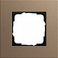 0211221 Рамка 1 пост Gira ESPRIT, светло-коричневый, 0211221