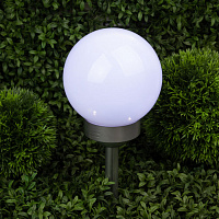 Б0053374 Светильник уличный ЭРА ERASF22-20 Шар на солнечных батареях садовый 15 см