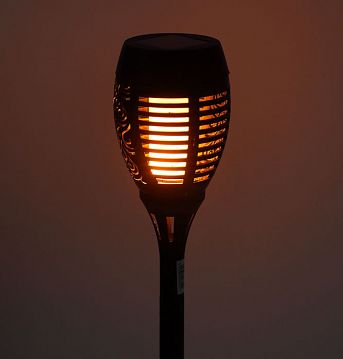Б0044242 ERASF012-34 ЭРА Садовый светильник Факел на солнечной батарее, 50 см (12/216)  - фотография 5