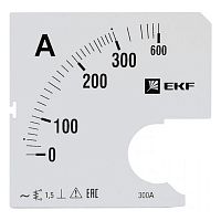 s-a961-300 Шкала сменная для A961 300/5А-1,5 EKF PROxima