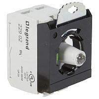 023002 Комплектующий блок для кнопок - Osmoz - для комплектации - с подсветкой - под винт - 24В~/= - Н.О. -