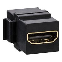 MTN4583-0001 Разъем HDMI Schneider Electric, скрытый монтаж, черный, MTN4583-0001