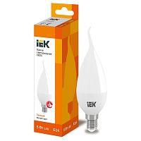 LLE-CB35-5-230-30-E14 Лампа LED CB35 свеча на ветру 5Вт 230В 3000К E14 IEK