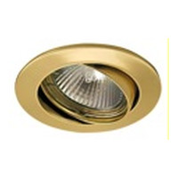 8265-38 CHIP50-O,Встраиваемый светильник,цвет арматуры - золото, d-85 мм., 1x50W G5.3