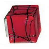 L106413AB Geisha, бра, цвет арматуры - матовый никель, цвет стекла - красный, 1x60w G9, L106413AB