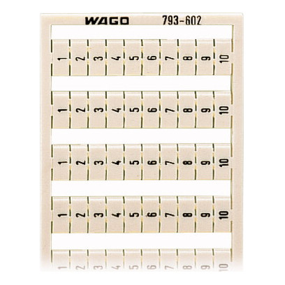 Карта маркировочная wago 209 113