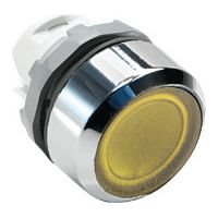 1SFA611101R2103 Кнопка MP2-21Y желтая (только корпус) с фиксацией с подсветкой