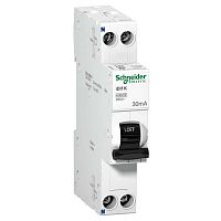 A9D49606 Дифавтомат Schneider Electric Acti9 1P+N 6А (C) 6 кА, 30 мА (A), A9D49606
