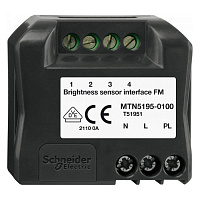 MTN5195-0100 D-Life PlusLink Интерфейс для подключения датчика освещенности, скр. монтажа MTN5195-0100 D-Life PlusLink Интерфейс для подключения датчика освещенности, скр. монтажа