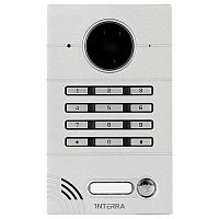 ITR641-0002 Наружная переговорная станция типа Silver Linux для вилл и домов - Клавиатура с паролем и кнопка с табличкой с именем
