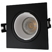 DK3071-BK+WH DK3071-BK+WH Встраиваемый светильник, IP 20, 10 Вт, GU5.3, LED, черный/белый, пластик