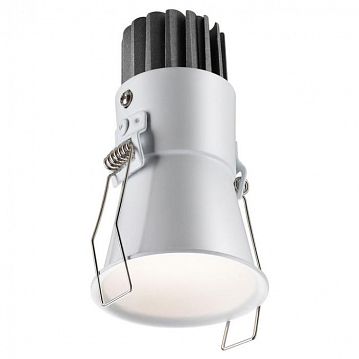358906 358906 SPOT NT22 белый Встраиваемый светодиодный светильник с переключателем цветовой температуры IP20 LED 3000К|4000К|6000К 7W 220V LANG  - фотография 3
