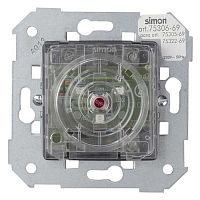 75306-69 Механизм выключателя 1-клавишного кнопочный Simon SIMON 75 с подсветкой, 500 Вт, скрытый монтаж, 75306-69