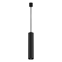 TR025-1-GU10-B Single phase track system Трековый светильник, цвет: Черный 1x50W GU10