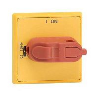 1SCA105328R1001 Ручка управления OHYS3RH (желто-красная) для рубильников дверного монтажа ОТ16..80FТ