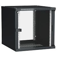 LWE5-12U64-GF ITK Шкаф LINEA WE 12U 600x450мм дверь стекло черный
