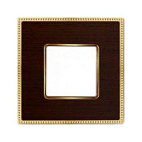 FD01451WOB Рамка 1 пост FEDE BELLE EPOQUE, wenge/bright gold, FD01451WOB