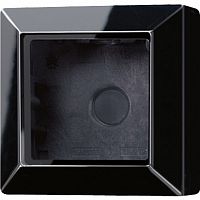 AS581ASW A500 Коробка 1-ная для накладного монтажа чёрн.