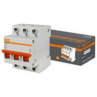 SQ0218-0023 Автоматический выключатель TDM Electric ВА47-63 3P 40А (C) 4.5кА, SQ0218-0023