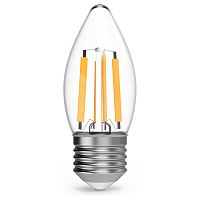 103802207 Лампа Gauss Filament Свеча 7W 580lm 4100К Е27 LED 1/10/50