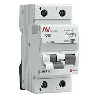 rcbo6-1pn-40C-100-a-av Дифавтомат EKF AVERES 1P+N 40А (C) 6 кА, 100 мА (A), rcbo6-1pn-40C-100-a-av