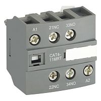 1SBN010154R1011 Блок контактный дополнительный CAT4-11ERT для контакторов AF..RT и NF..RT