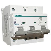 VA47100-3-16C Автоматический выключатель Атрион ВА 47 3P 16А (C) 10кА, VA47100-3-16C