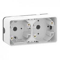 MUR39914 MUREVA S, 2-х ПОСТОВОЙ БОКС для накл. монтажа, БЕЛЫЙ, IP55 MUR39914 MUREVA S, 2-х ПОСТОВОЙ БОКС для накл. монтажа, БЕЛЫЙ, IP55