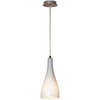 RIMINI Подвесной светильник, цвет основания - хром, плафон - стекло (цвет - белый), 1x60W E27