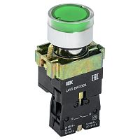 BBT50-BW-K06 Кнопка управления LAY5-BW3361 с подсветкой зеленый 1з ИЭК