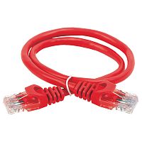 PC04-C6U-1M ITK Коммутационный шнур кат. 6 UTP PVC 1м красный